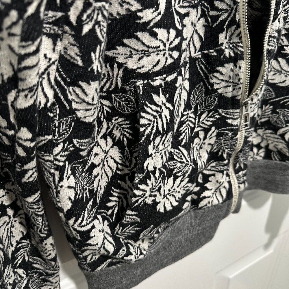 Zara Man Floral Zip-Up Hoodie (Size M)​ - Picture 3 of 7